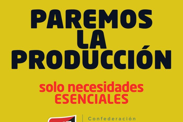 CNT exige al Gobierno que tome medidas de protección y soporte para las trabajadoras y los trabajadores