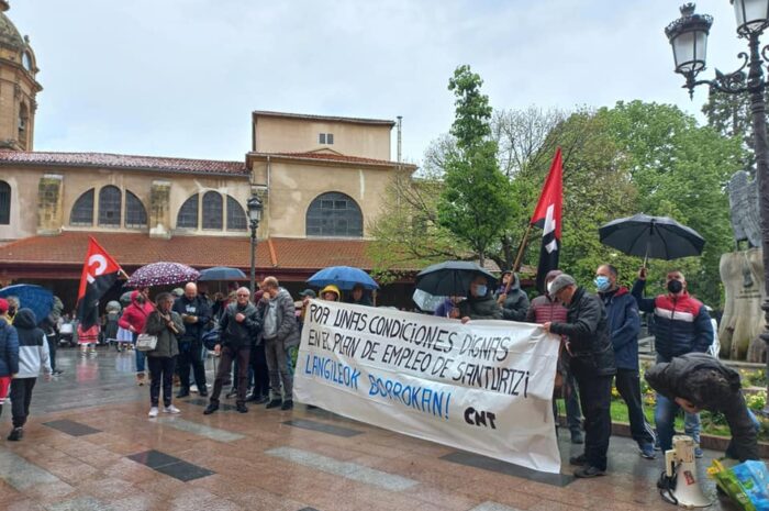 CNT denuncia que Lanerako vulnera la libertad sindical con la complicidad del ayuntamiento de Santurtzi