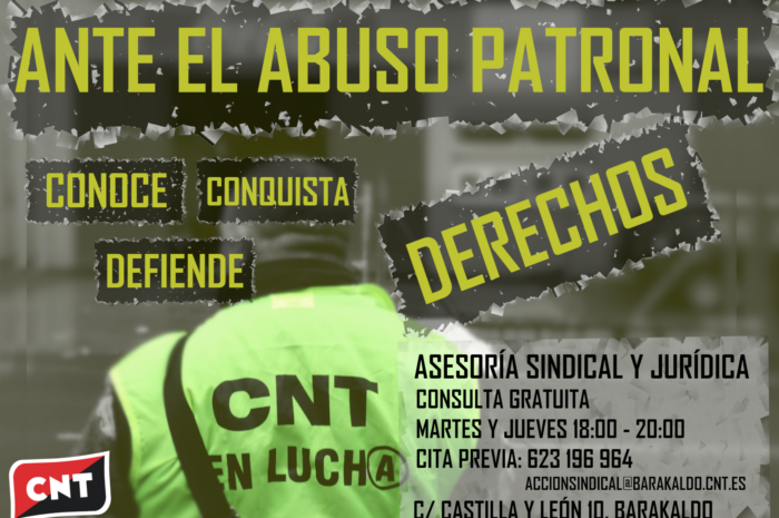 Ante el abuso patronal: ¡conoce, defiende, conquista derechos!