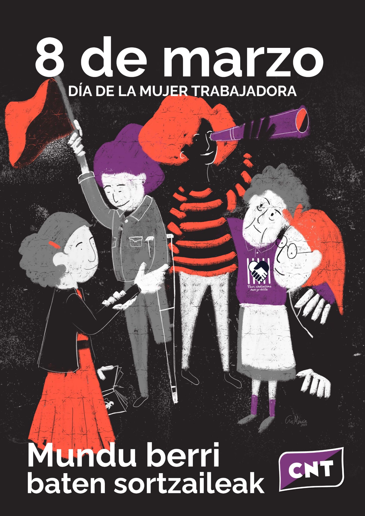 8 de Marzo. Día de la mujer trabajadora. Creadoras de un mundo nuevo.