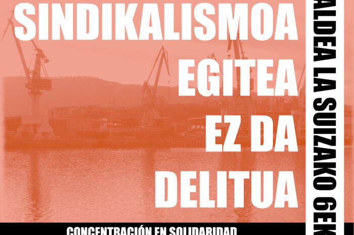 Concentración de apoyo a Las 6 de La Suiza