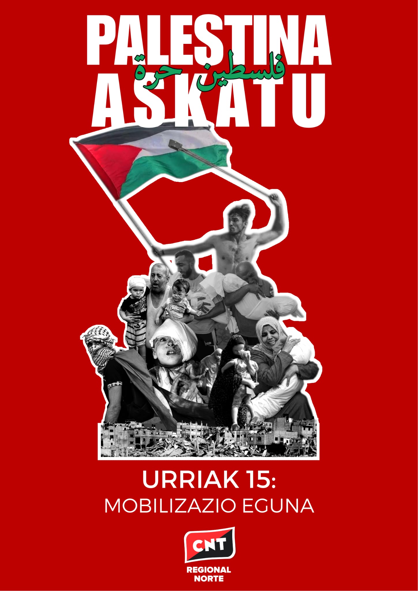 15 de octubre: jornada de movilizaciones en solidaridad con Palestina